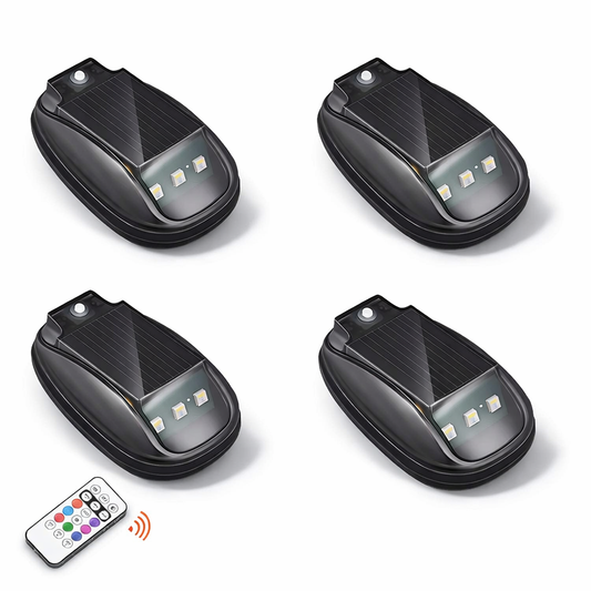 ClearBeam™ 4pcs Solar Roof Lights