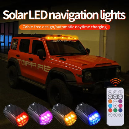 ClearBeam™ 4pcs Solar Roof Lights